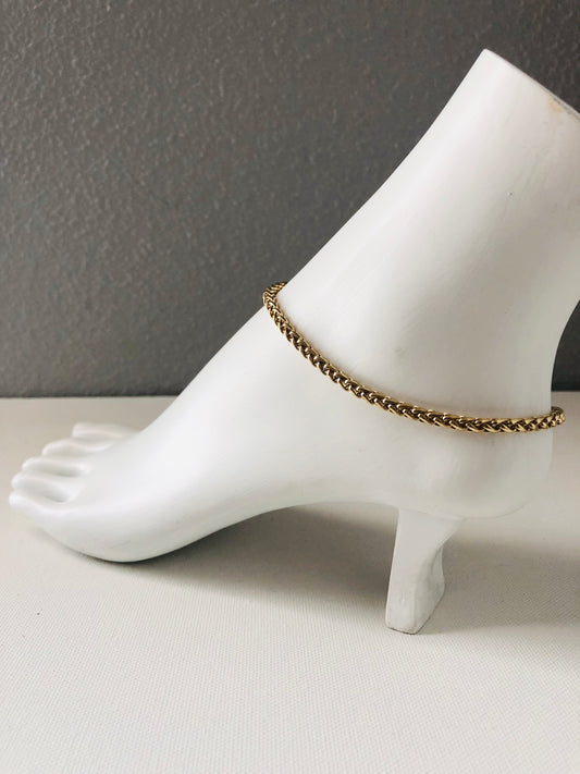 Anklet ~ Gold Roma