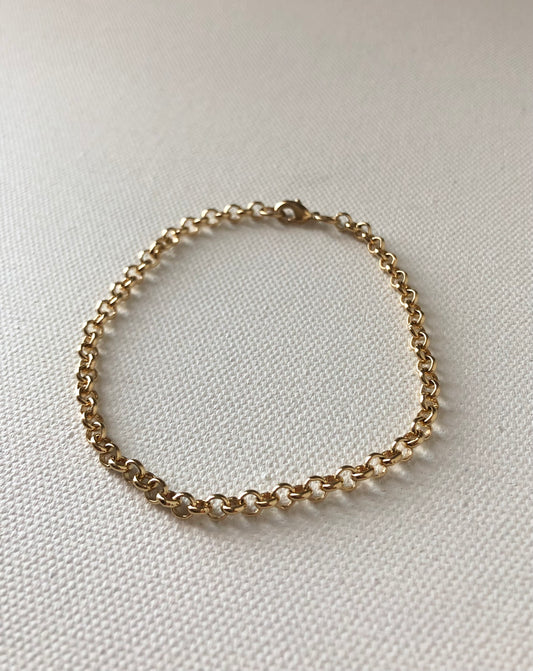 Bracelet ~  Medium Gold Tiffany Bracelet