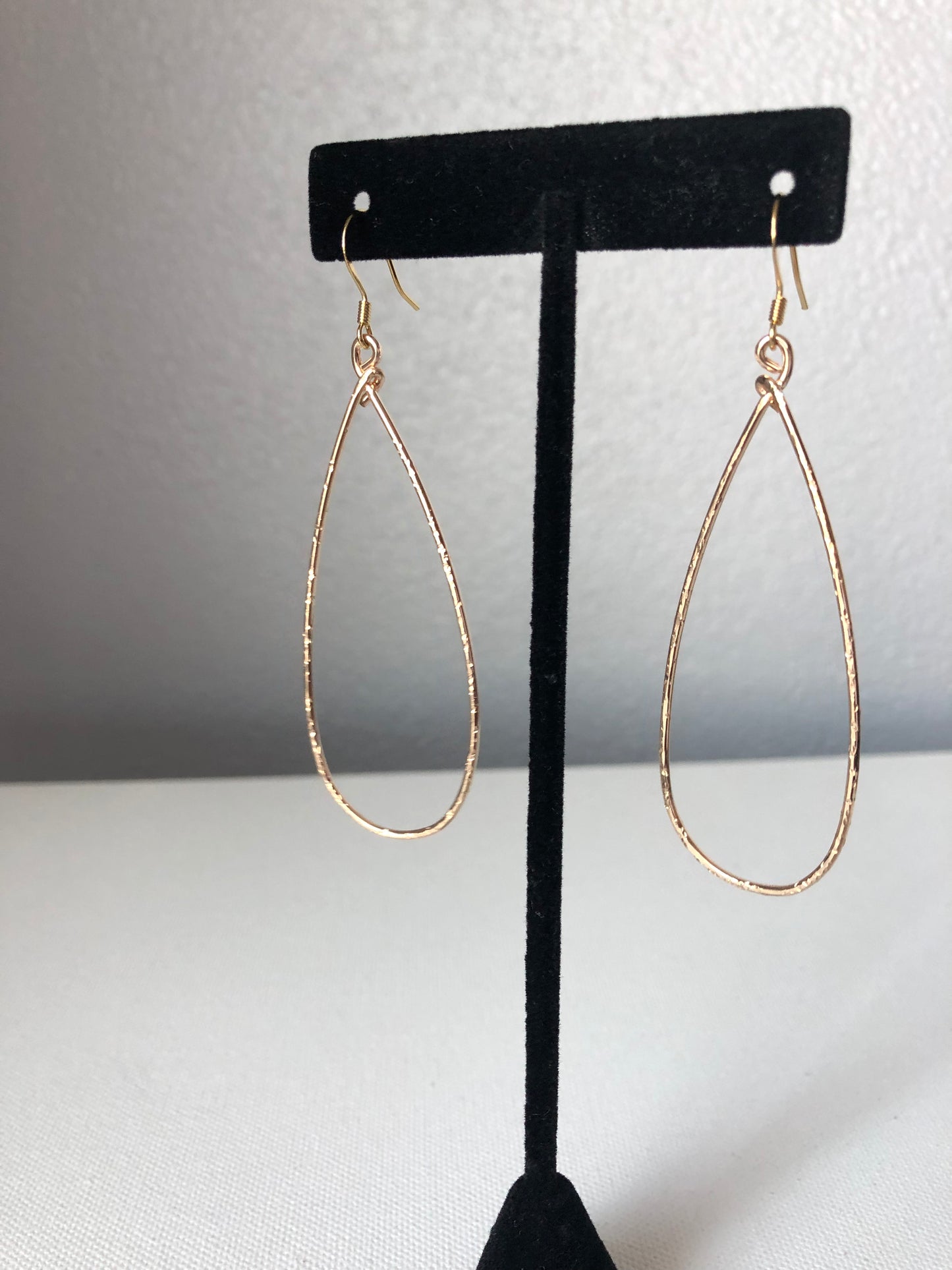 Hoop Teardrop Earrings