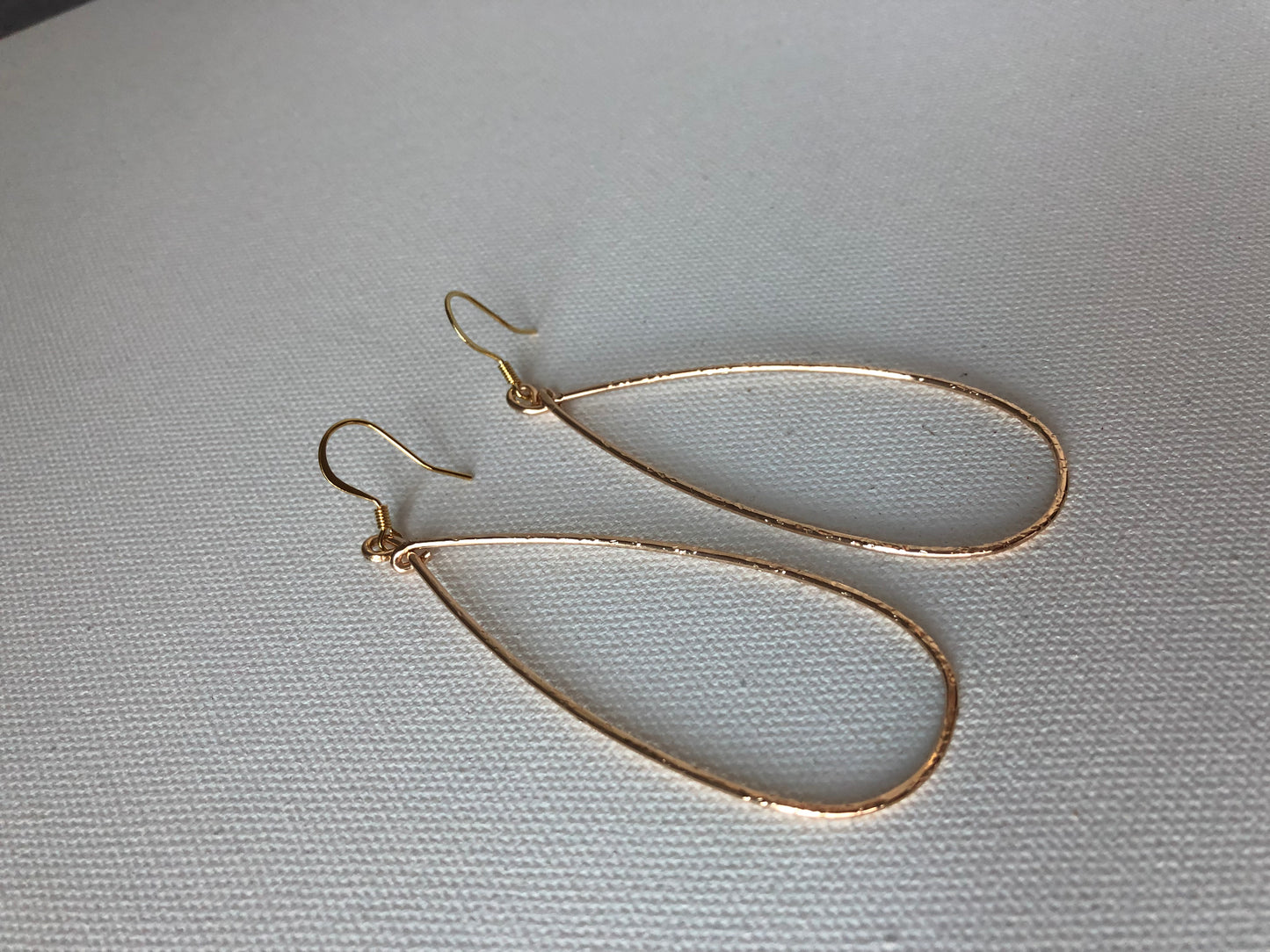 Hoop Teardrop Earrings